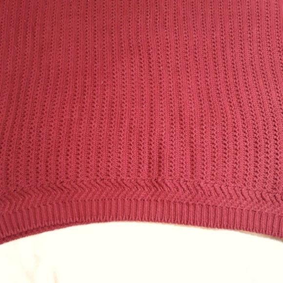 Vintage  Christopher Hayes Men's knit red sweater size XL - Picture 6 of 8